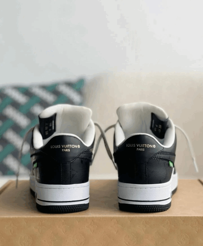 l_V x AF1 Low Black/White
