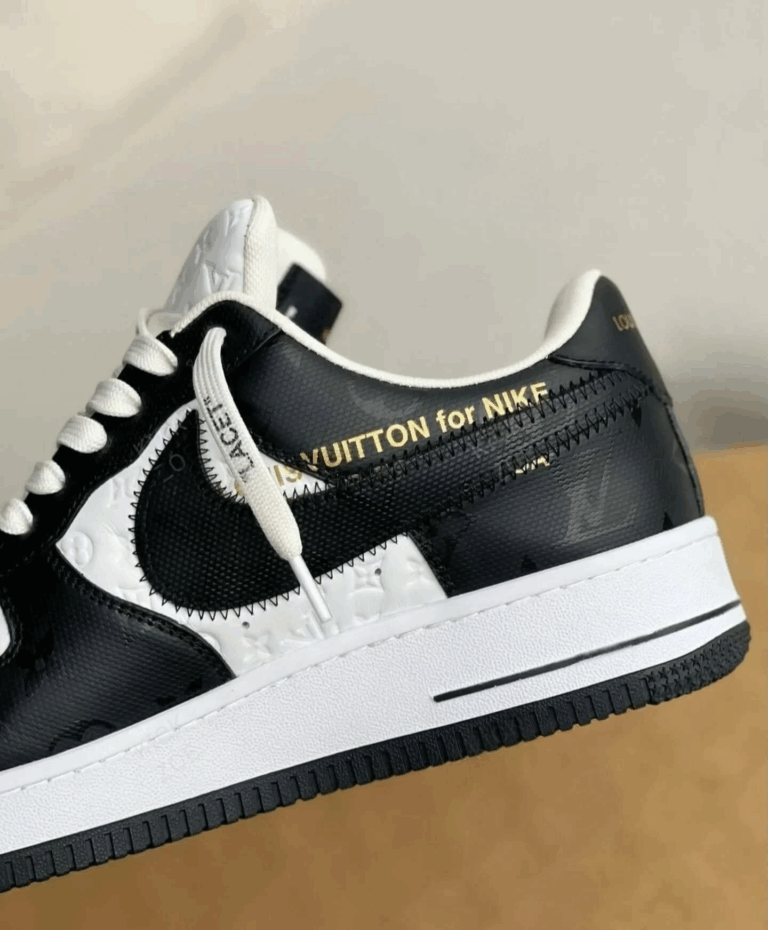 l_V x AF1 Low Black/White