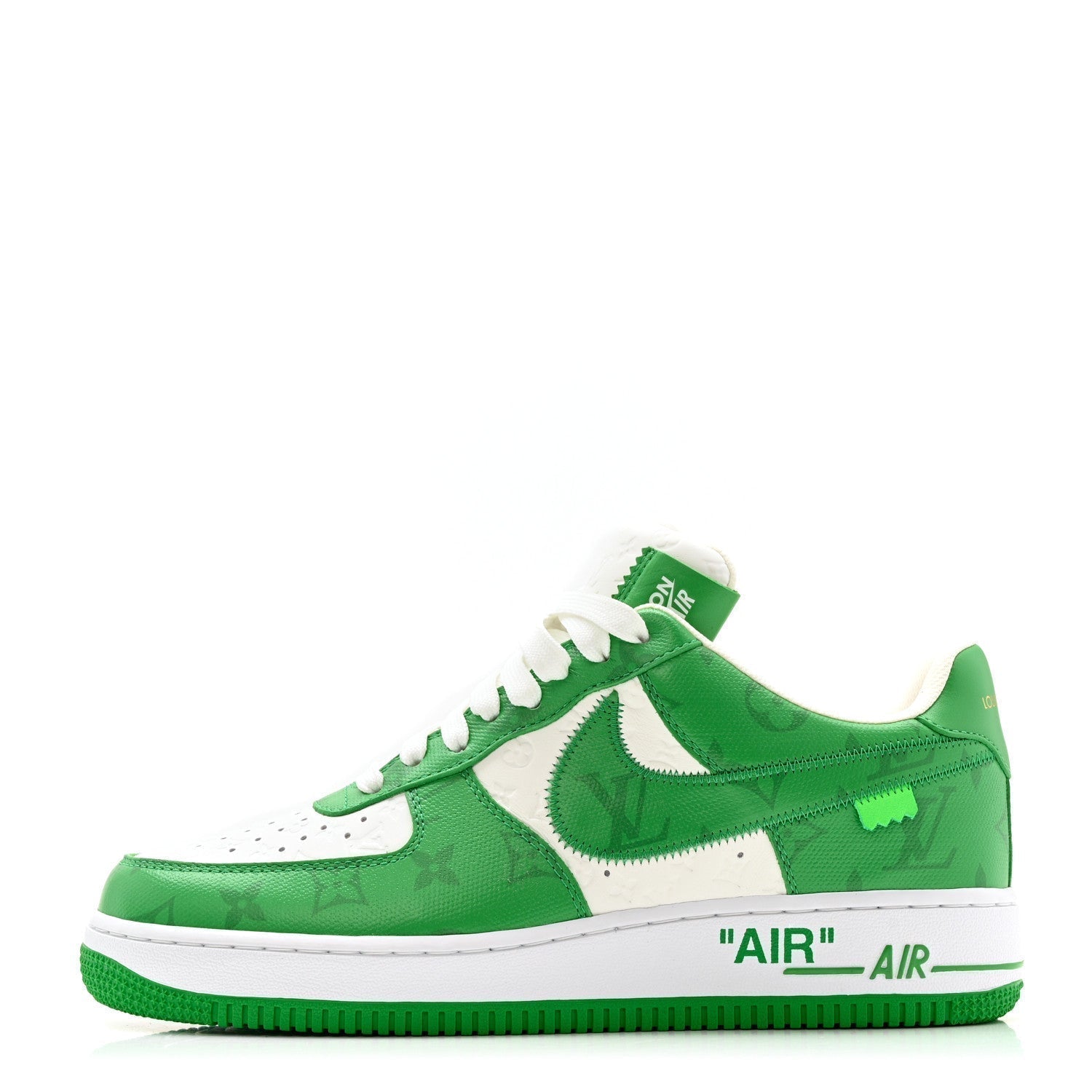l_V x AF1 Low White/Green