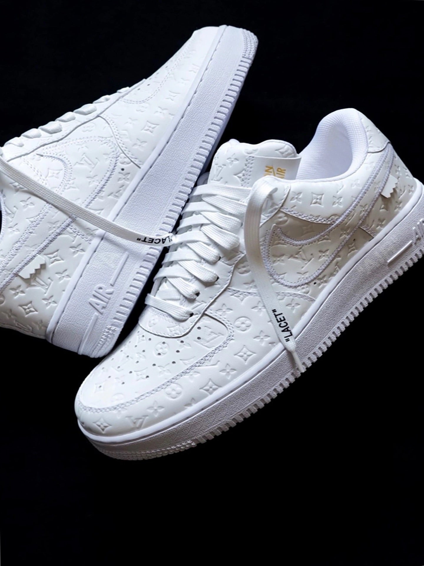 l_V x AF1 Low White
