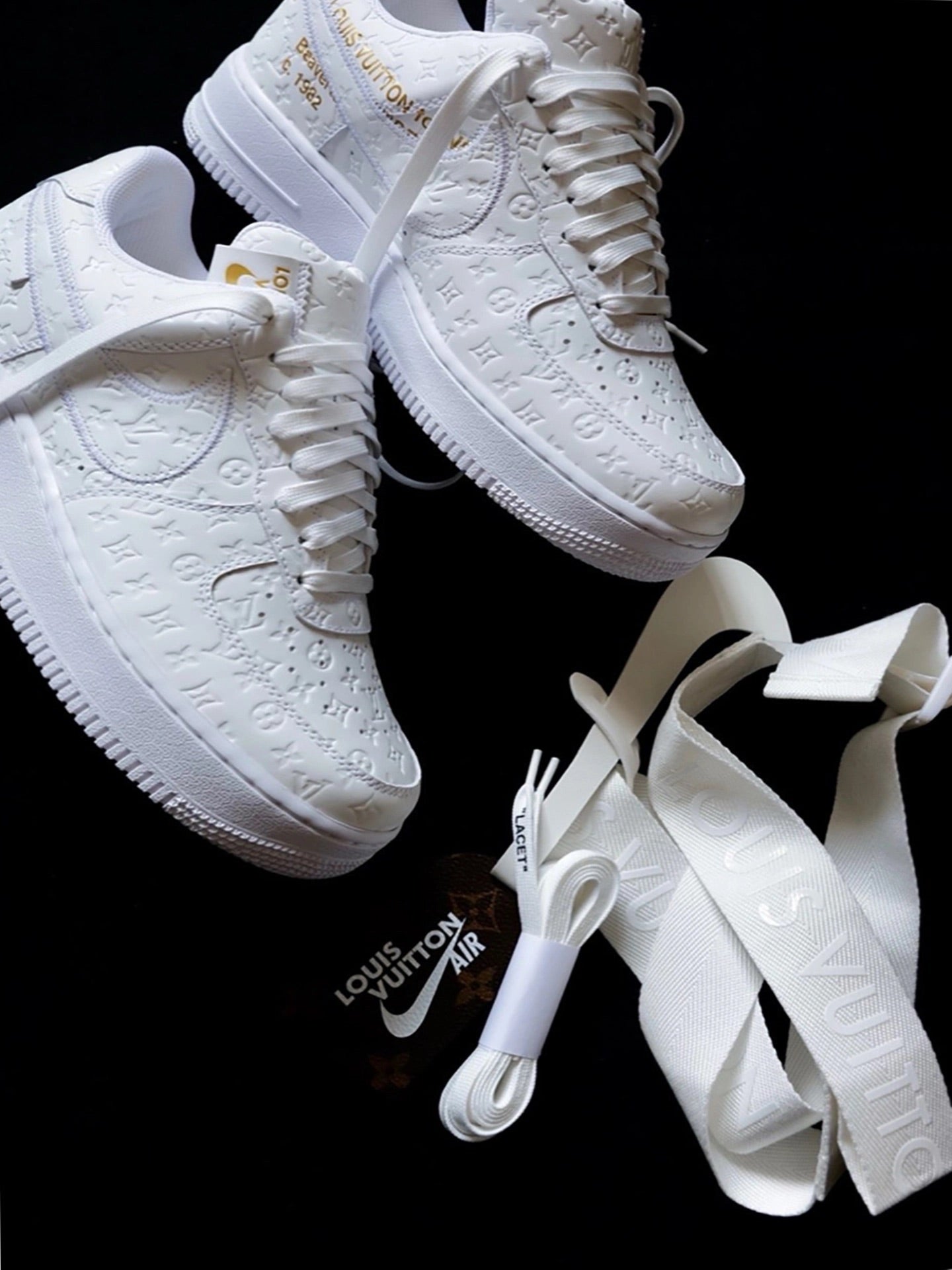 l_V x AF1 Low White