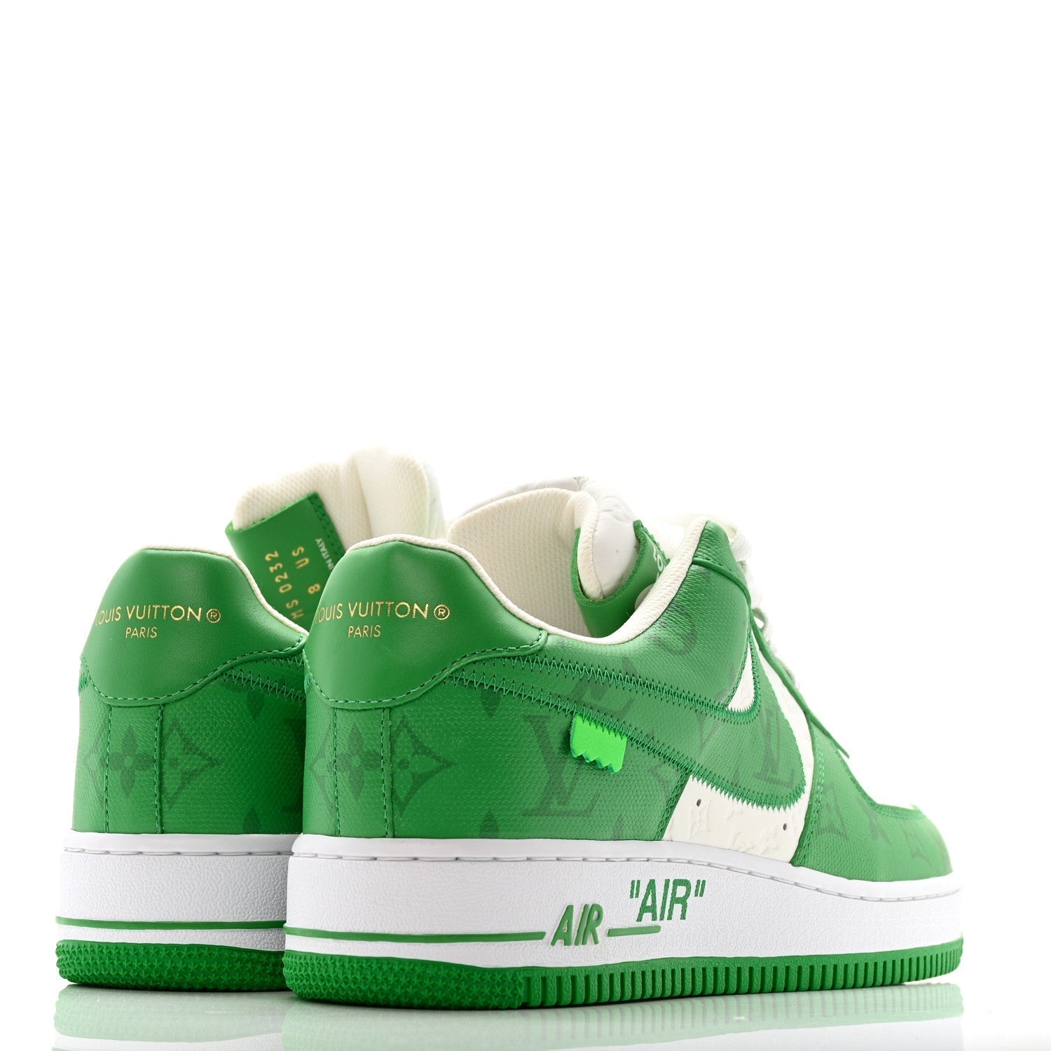 l_V x AF1 Low White/Green