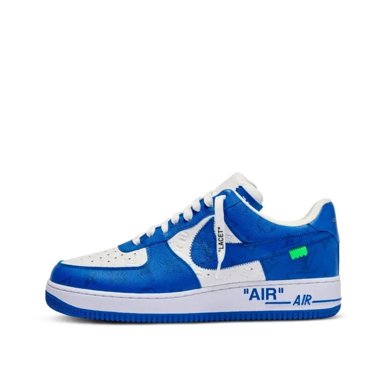 l_V x AF1 Low White/Blue