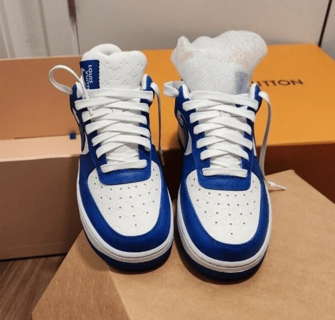 l_V x AF1 Low White/Blue