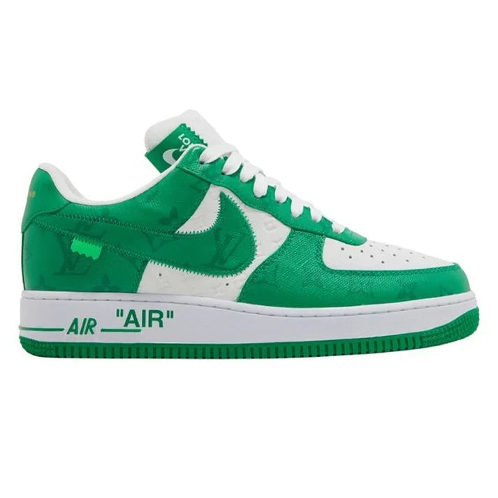 l_V x AF1 Low White/Green