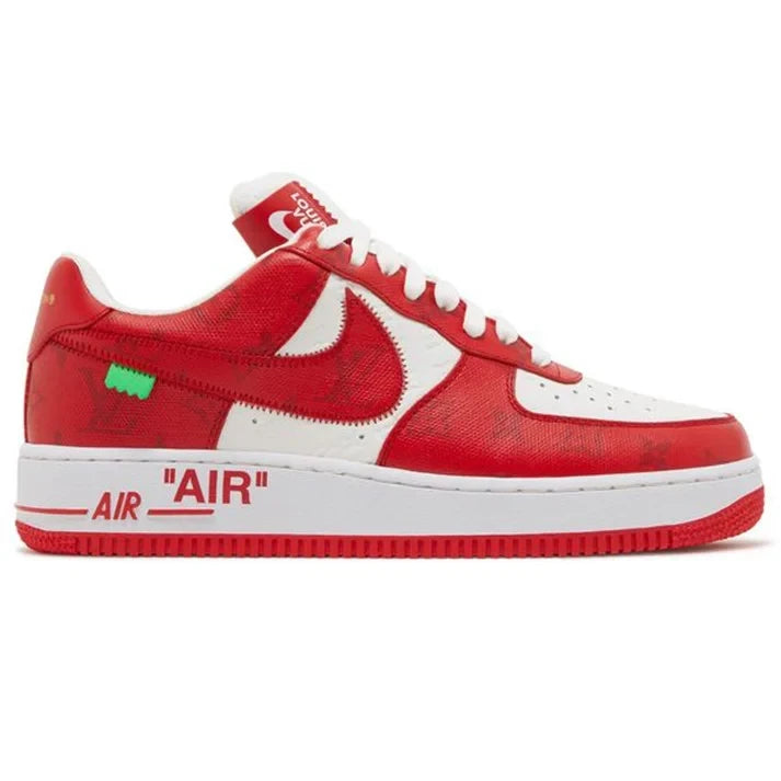 l_V x AF1 Low White/Red