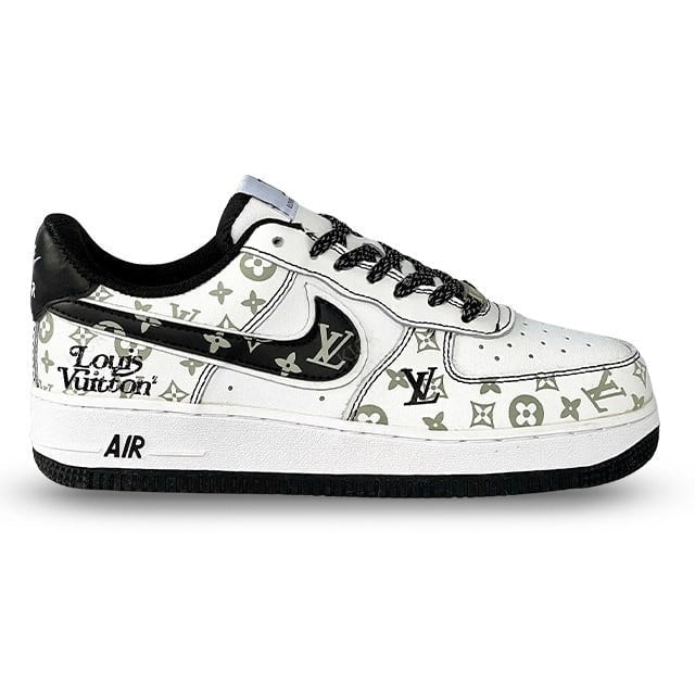 l_V x AF1 Monogram Black Edition (Custom)