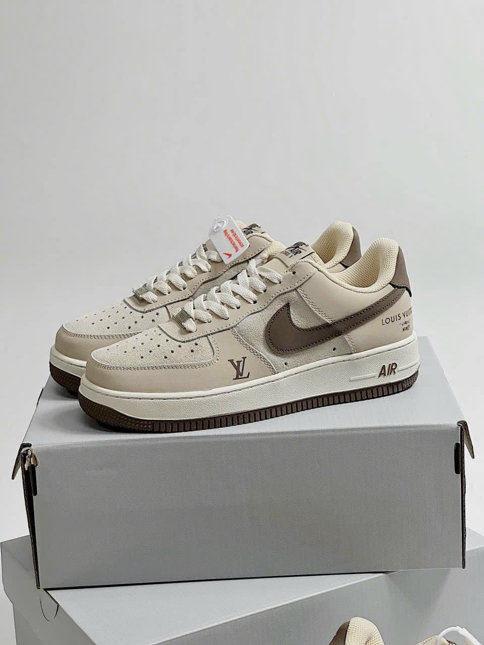 l_V x AF1 Cream Mocha Edition (Custom)