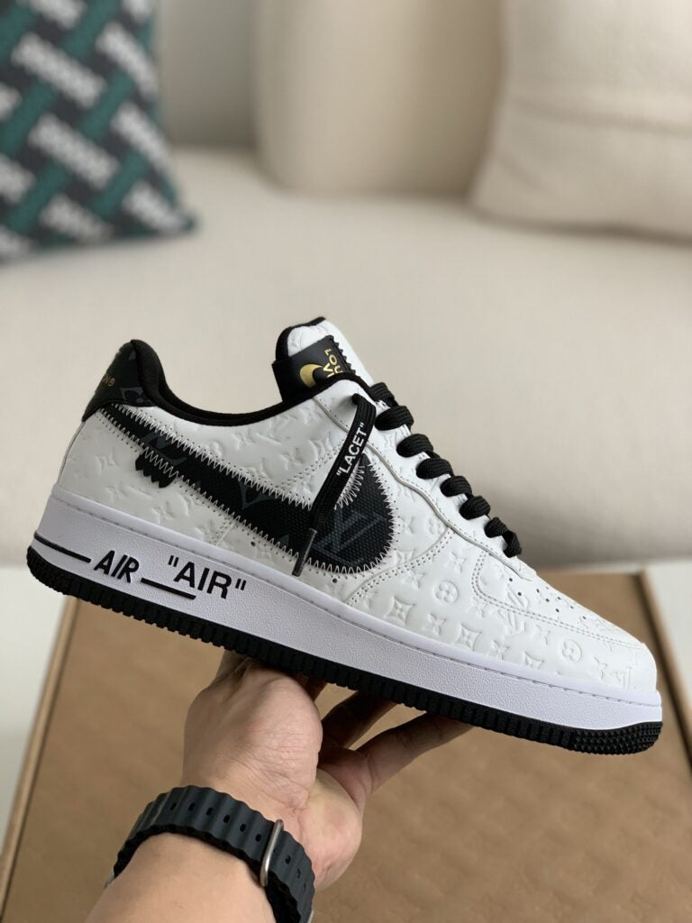 l_V x AF1 Low White Black