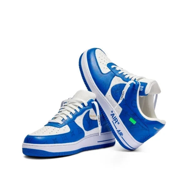 l_V x AF1 Low White/Blue