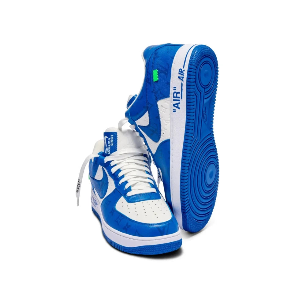 l_V x AF1 Low White/Blue