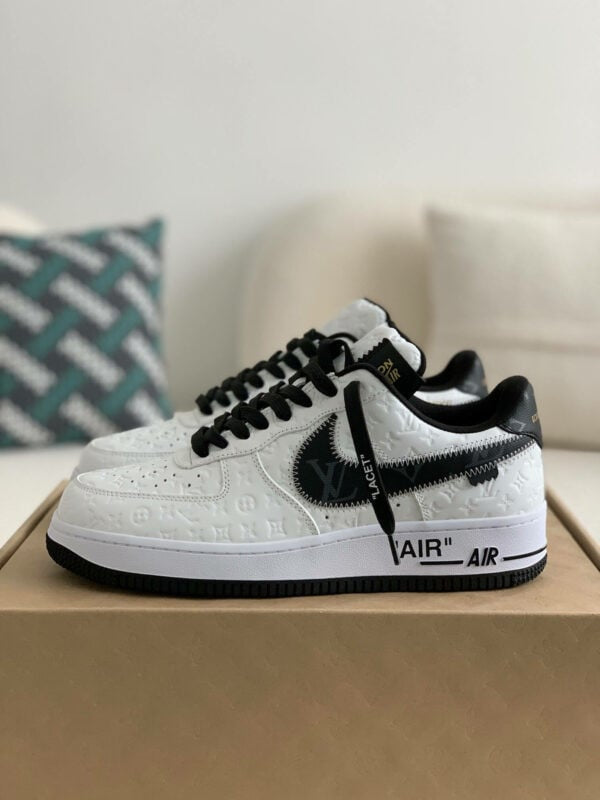 l_V x AF1 Low White Black
