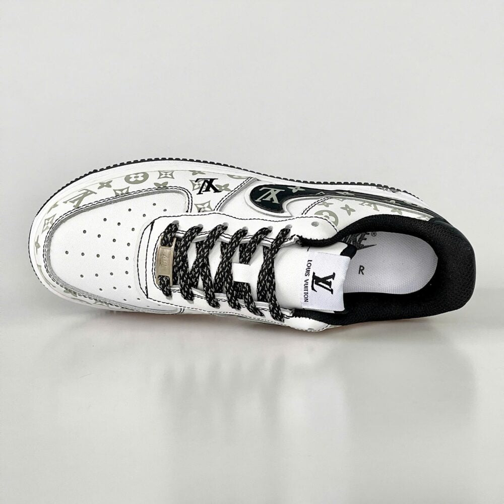l_V x AF1 Monogram Black Edition (Custom)