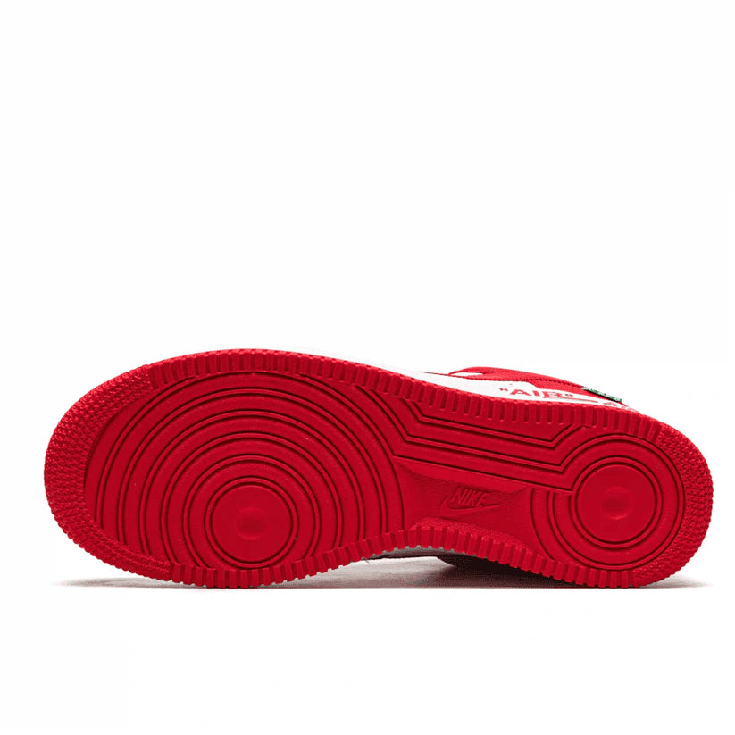 l_V x AF1 Low White/Red