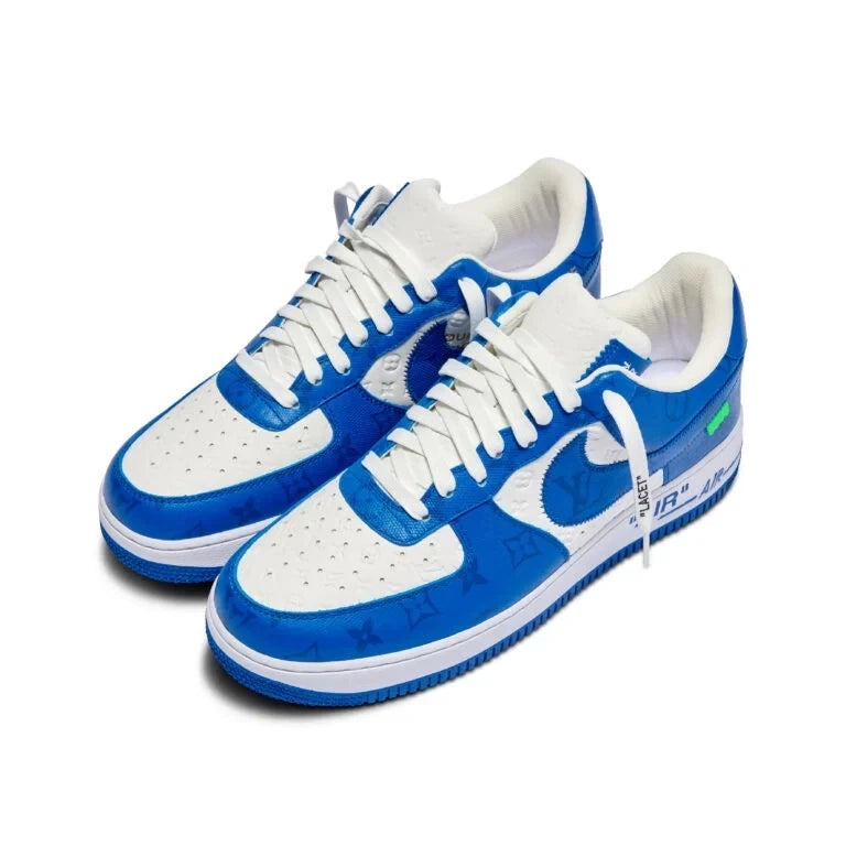 l_V x AF1 Low White/Blue