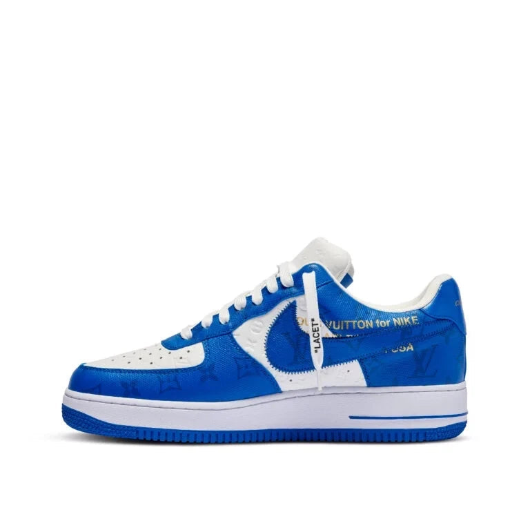 l_V x AF1 Low White/Blue