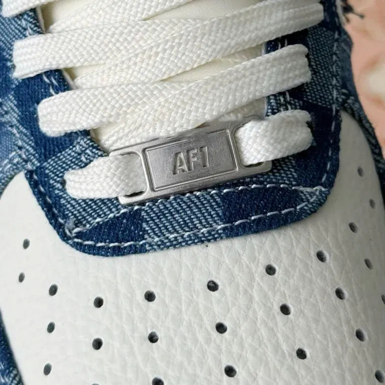 l_V x AF1 Low “Blue Damier Denim”