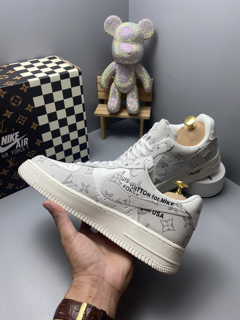 l_V x AF1 Frost White Luxe Edition (Custom)