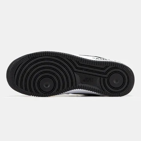 l_V x AF1 Low Black White Monogram