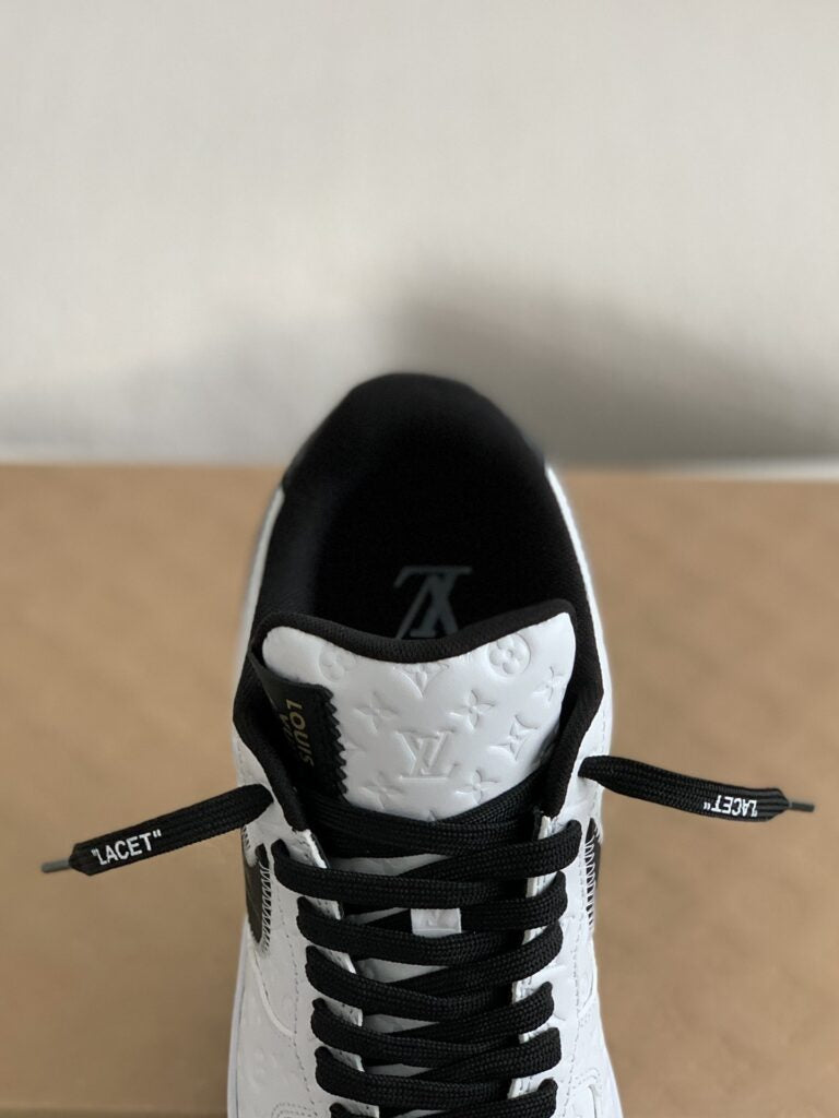 l_V x AF1 Low White Black