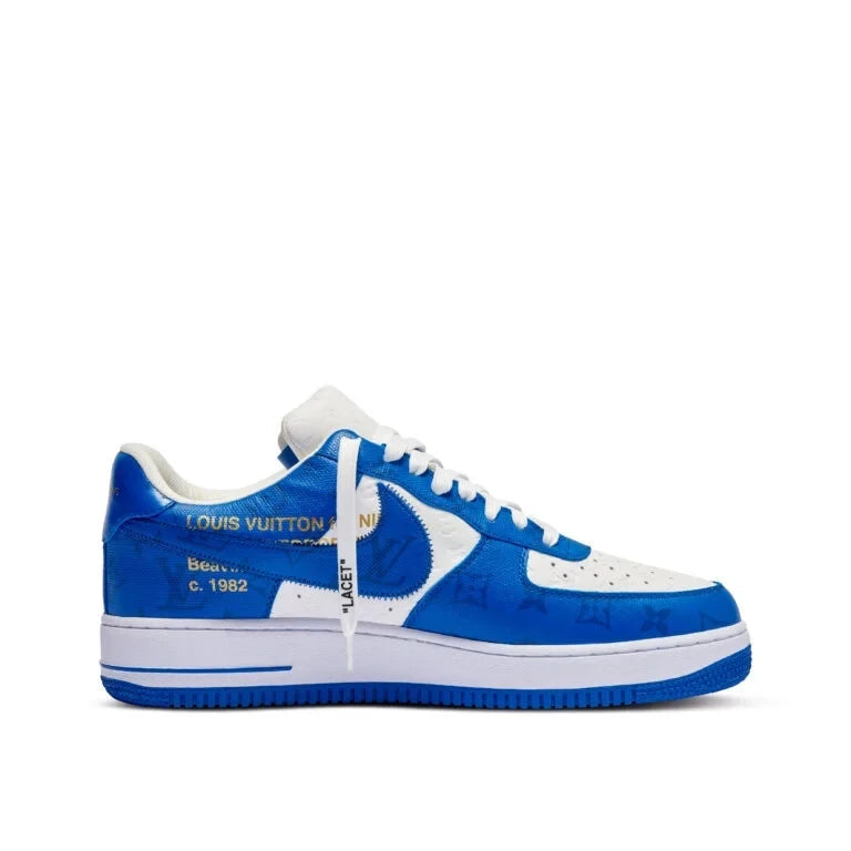 l_V x AF1 Low White/Blue