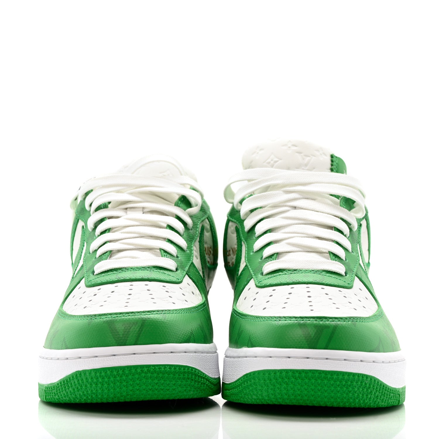 l_V x AF1 Low White/Green