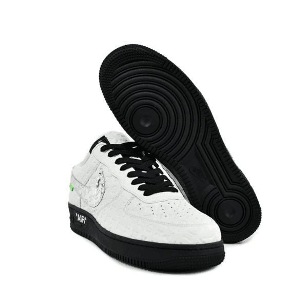 l_V x AF1 Low 'White Black Silver
